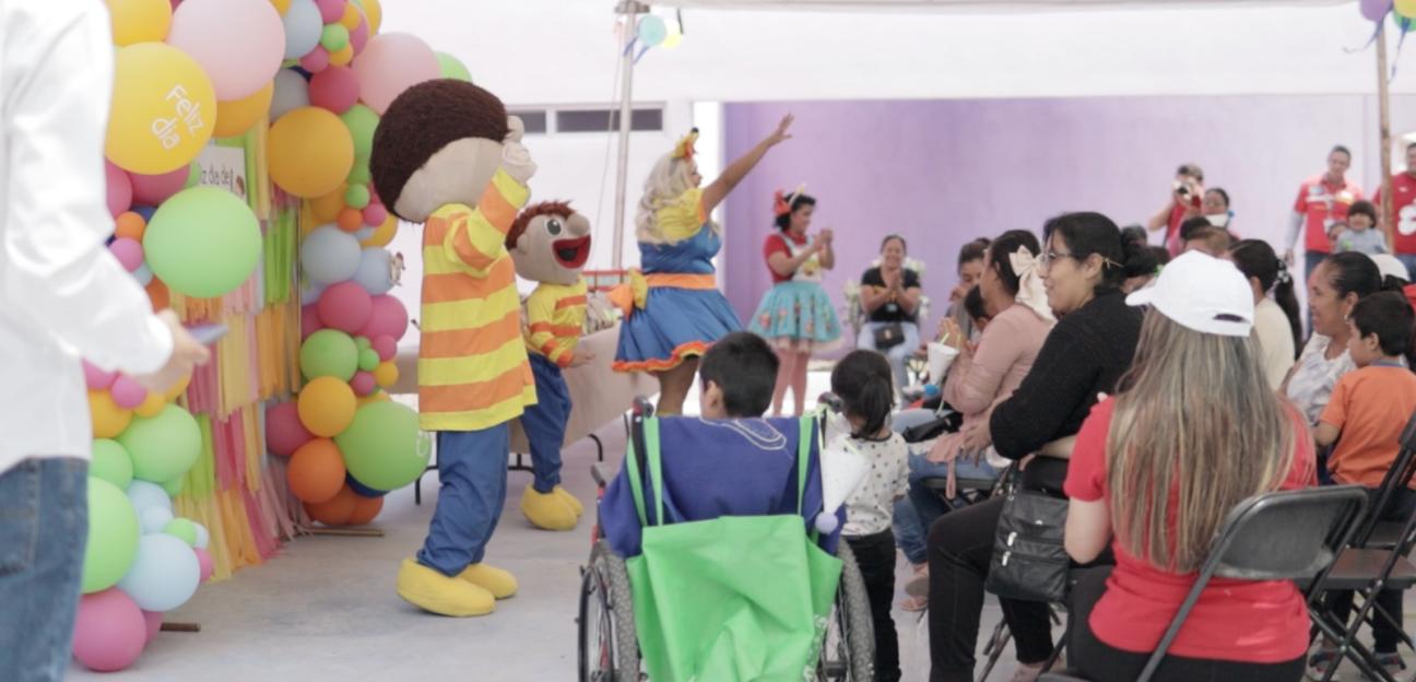 DIF Municipal de Soledad festeja a niñas y niños con discapacidad, en colaboración con IP