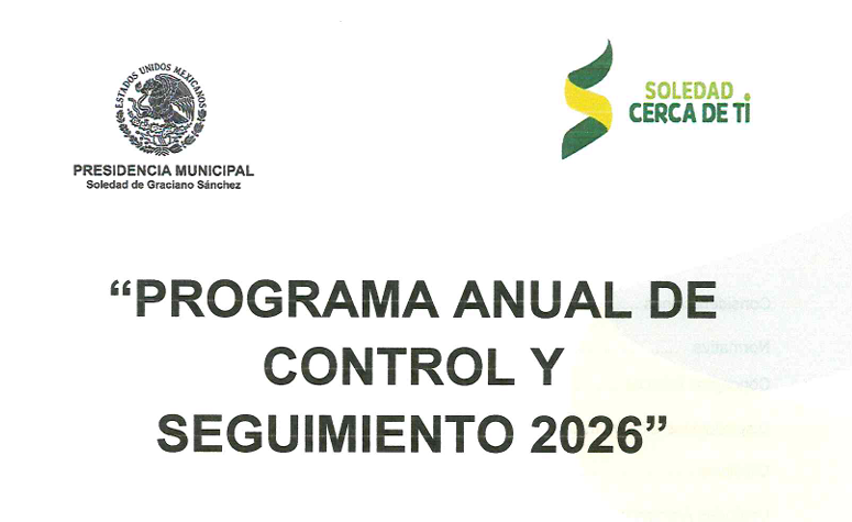 PROGRAMA ANUAL DE CONTROL Y SEGUIMIENTO 2026