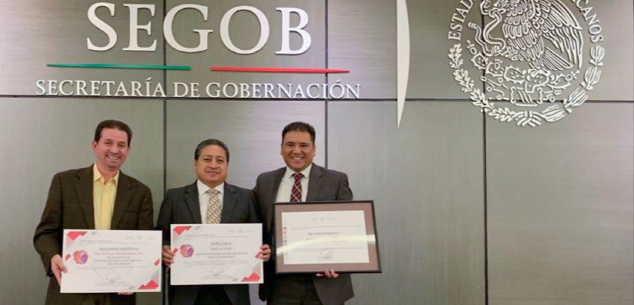 Por segundo año consecutivo la SEGOB reconoce al Ayuntamiento de Soledad