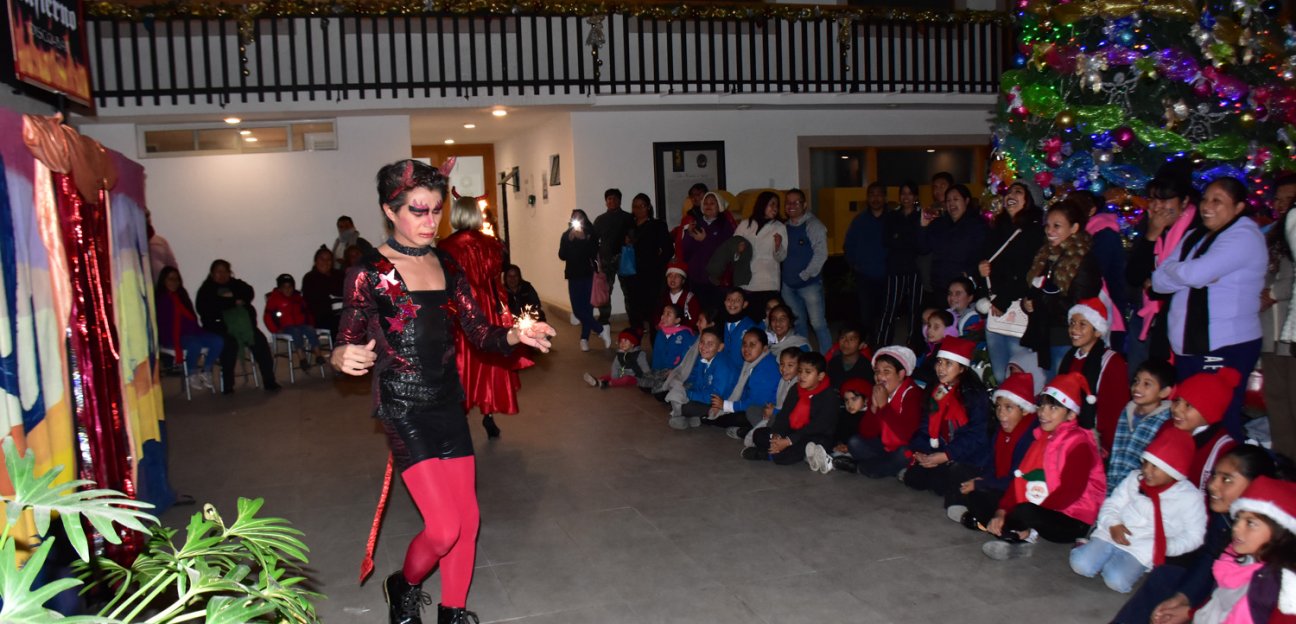 Familias soledenses disfrutaron de pastorelas por temporada navideña