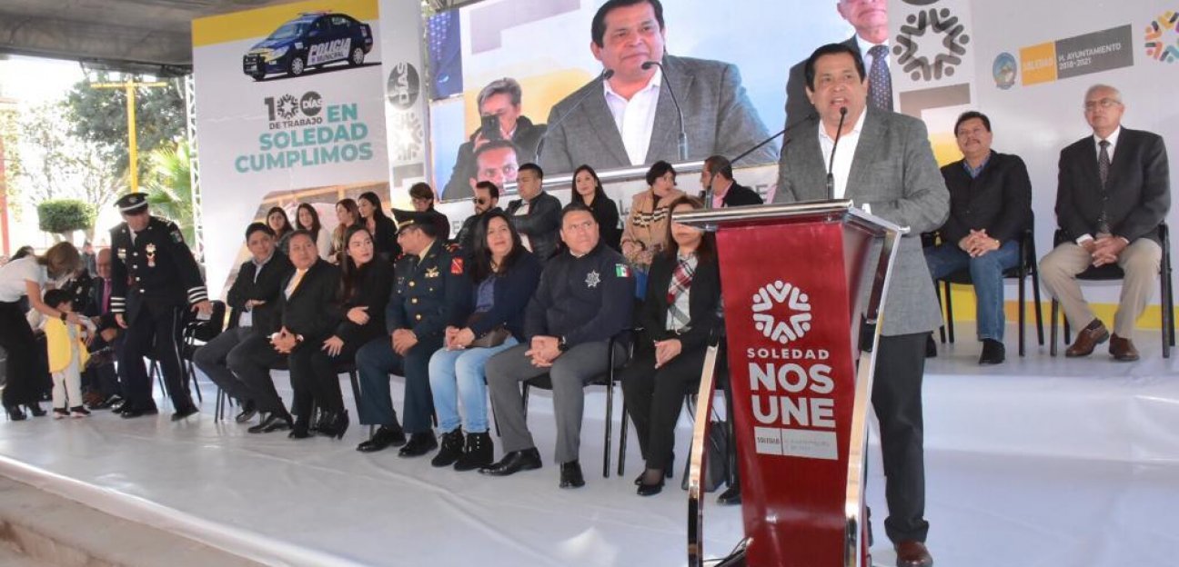 Reconoce alcalde de Neza a GHV por el fortalecimiento de la seguridad en Soledad