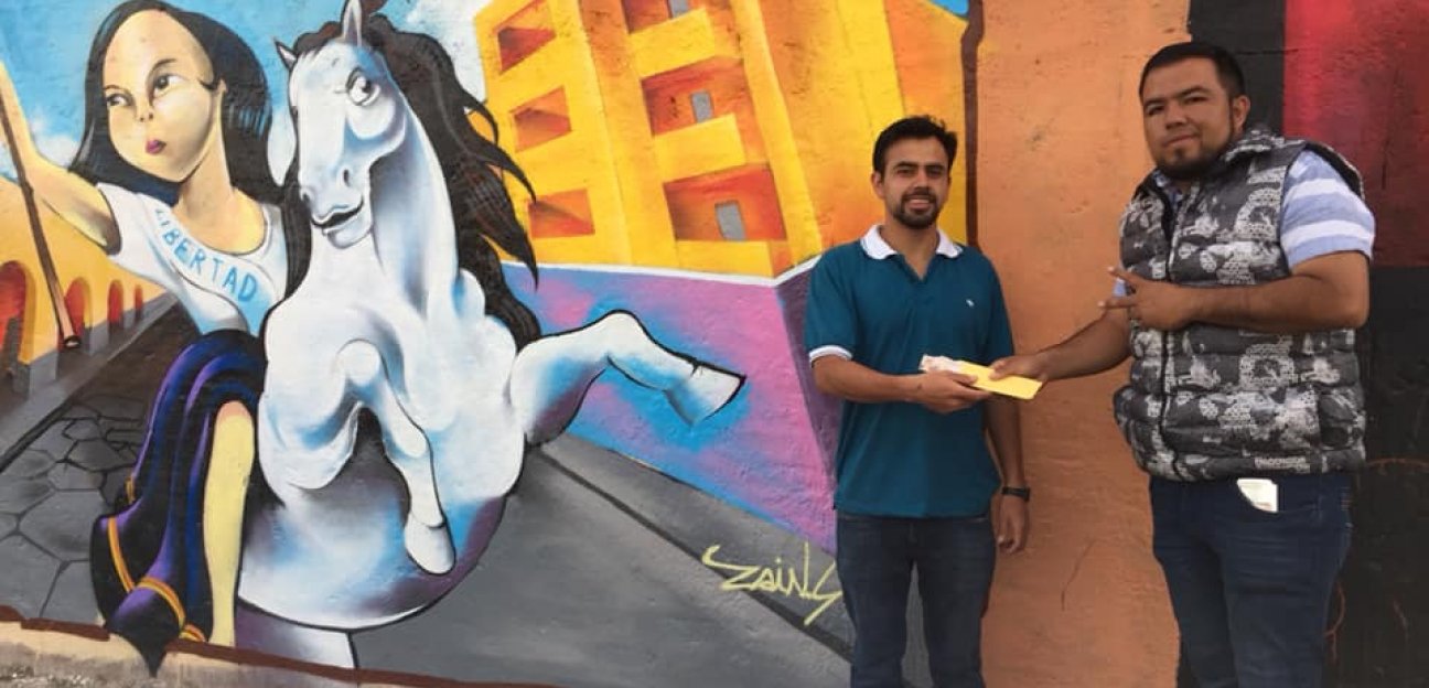 Anuncian a jóvenes ganadores de Concurso de Grafiti