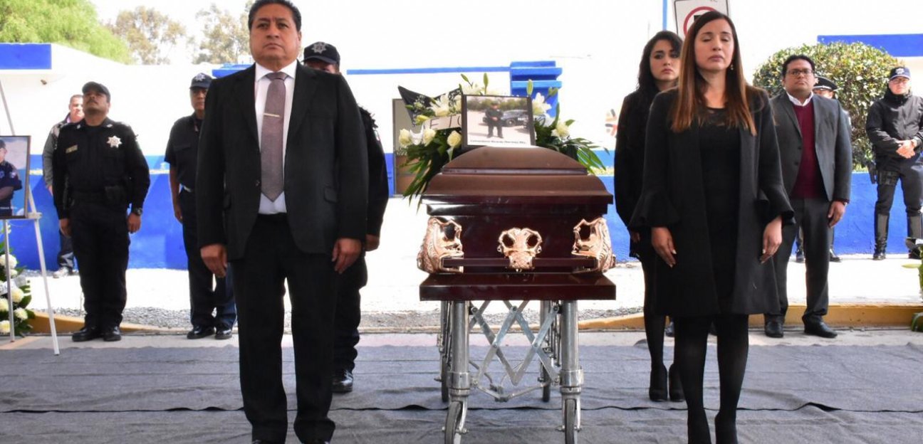 Ayuntamiento de Soledad rinde homenaje póstumo al oficial Ricardo Martínez Martínez 