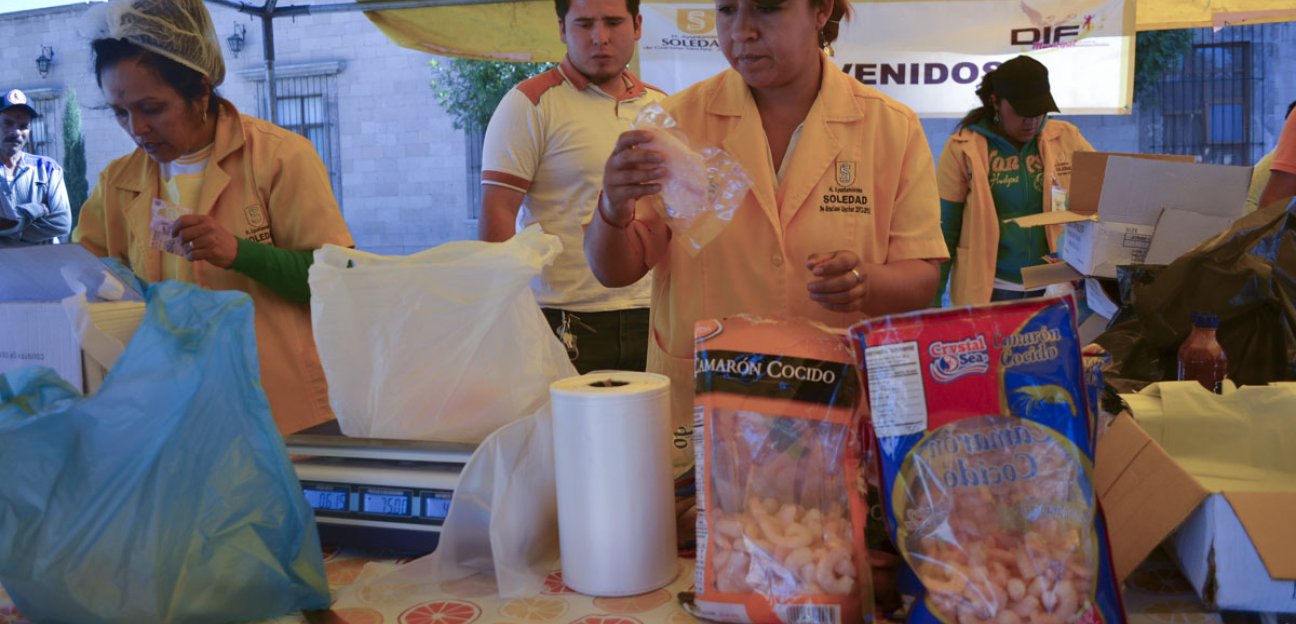 DIF de Soledad inició programa de venta de productos de mar a bajo costo
