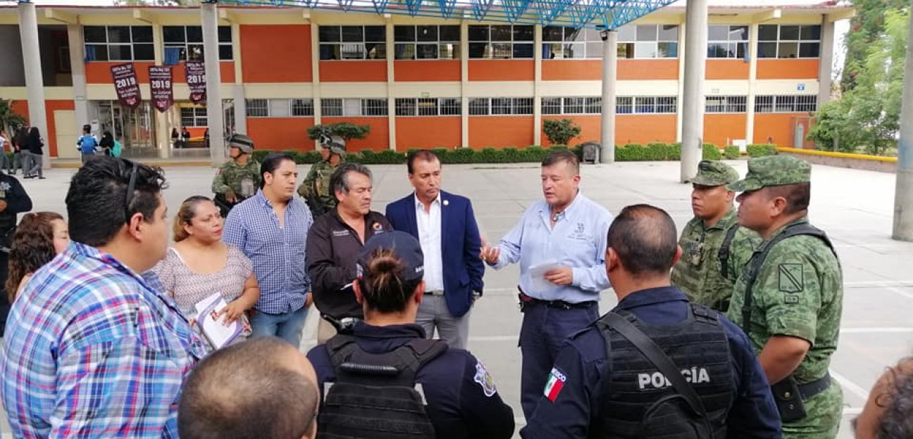 Se fortalecen acciones en materia de seguridad en planteles escolares de colonias y comunidades de Soledad