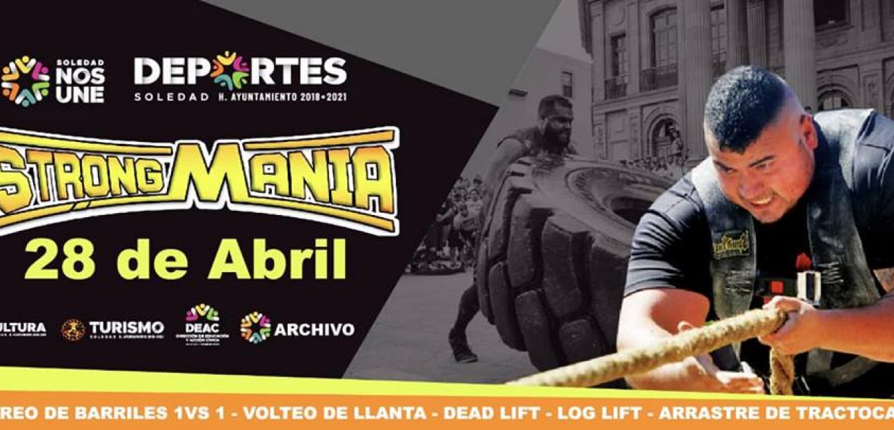 Colosal muestra de poderío físico se presentará mañana en Soledad