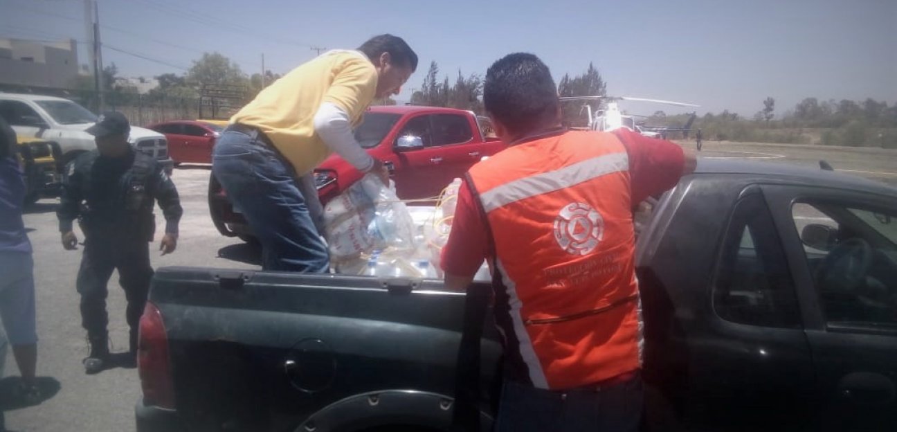 Se recopilan víveres en apoyo a brigadistas de la Sierra de San Miguelito