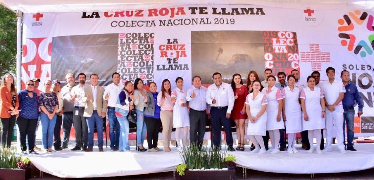 Ayuntamiento de Soledad apoya colecta 2019 de la Cruz Roja
