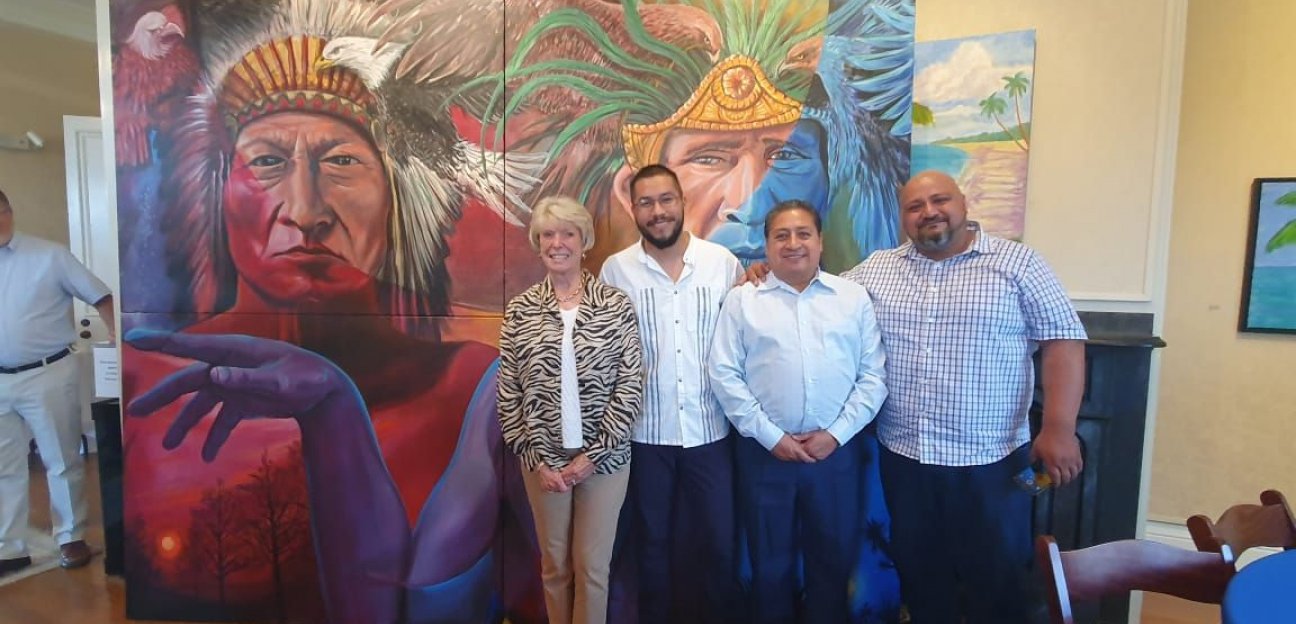 Fructífera visita del alcalde de Soledad a Burlington