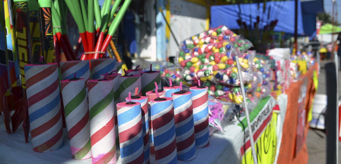 Vendedores de pirotecnia deberán presentar solicitud ante PC