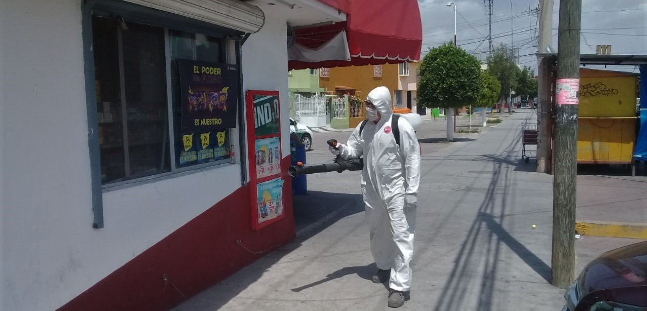 Más de 70 espacios públicos han sido sanitizados