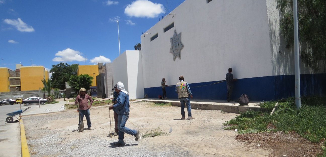 Iniciaron trabajos de mantenimiento en la Comandancia Central 