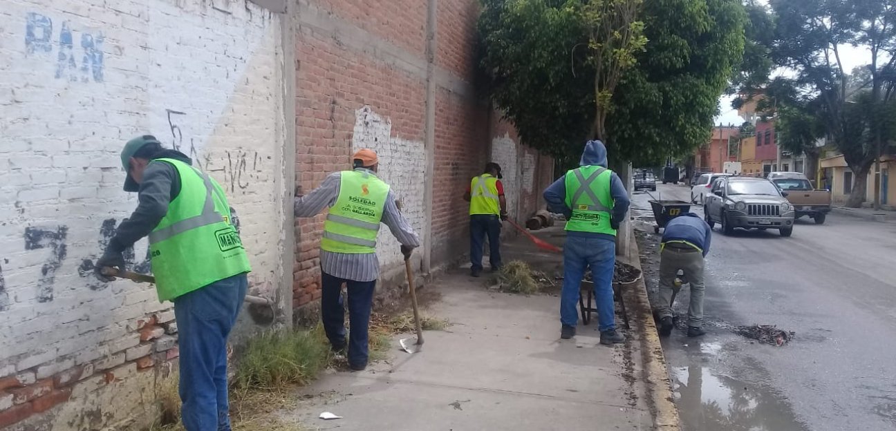 Aseo público municipal refuerza su trabajo de limpieza ante la temporada de lluvias