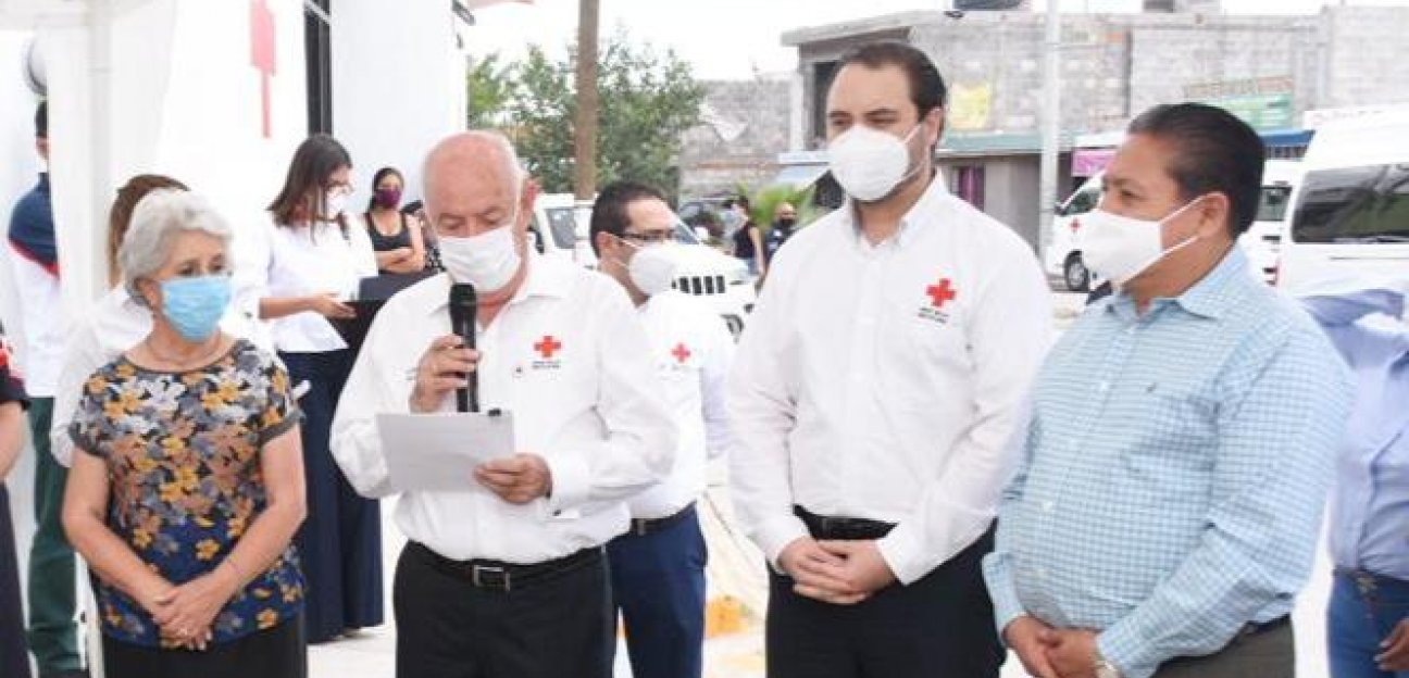 Reinicia  operaciones base periférica de la Cruz Roja en la Colonia La Virgen