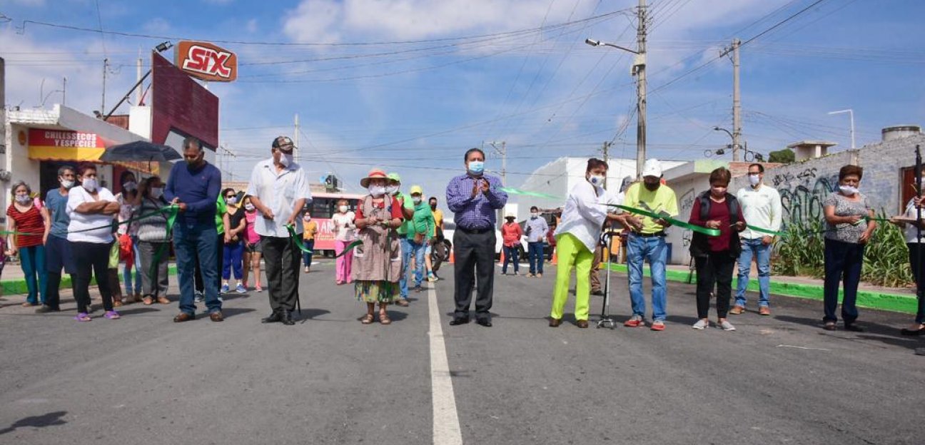 Ayuntamiento de Soledad inaugura la modernización  de la calle Julián de los Reyes 