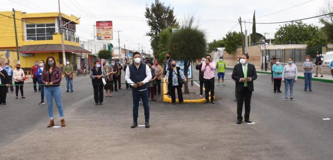 Ayuntamiento de Soledad inaugura remodelación y embellecimiento de la Avenida de los Pinos