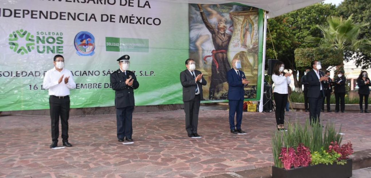 Alcalde encabeza acto cívico del CCX Aniversario del inicio de la Independencia de México