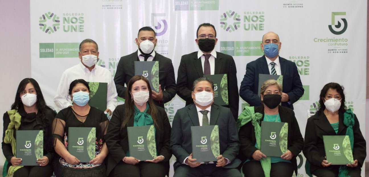 Regidores avalan el desempeño del alcalde Gilberto Hernández Villafuerte en Soledad de Graciano Sánchez