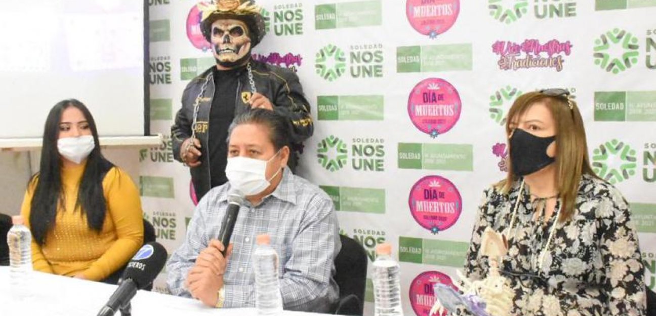Ayuntamiento de Soledad presenta actividades del Festival de Día de Muertos 2020