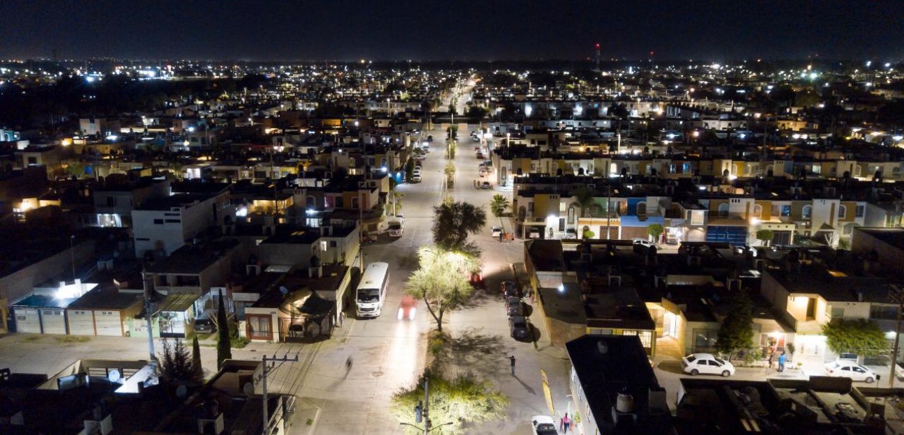 La Colonia Villas de San Francisco ya cuenta con moderno sistema de iluminación