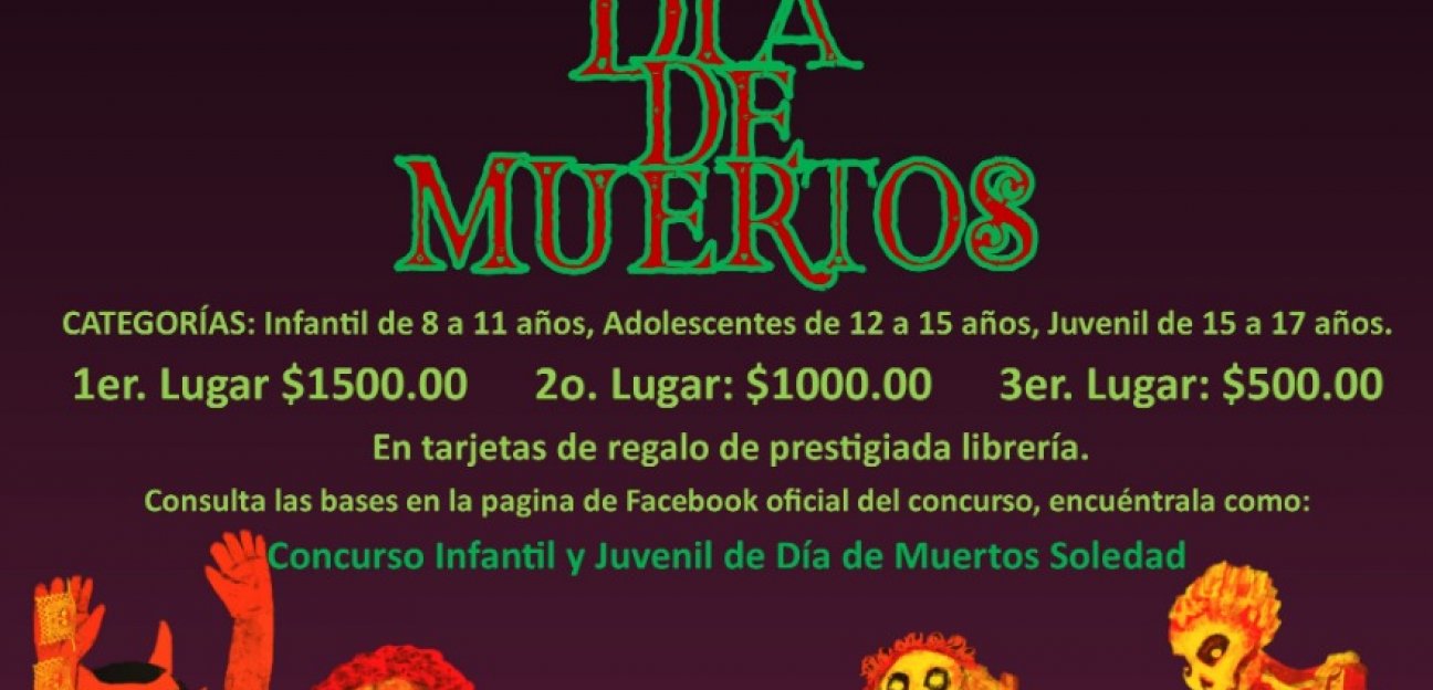 Invitan a concurso infantil y juvenil de cuento corto de Día de Muertos.