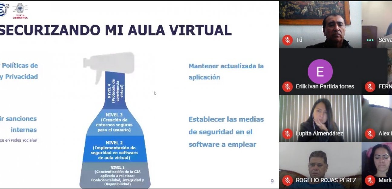 Video conferencia: protocolos de impartición de clases virtuales
