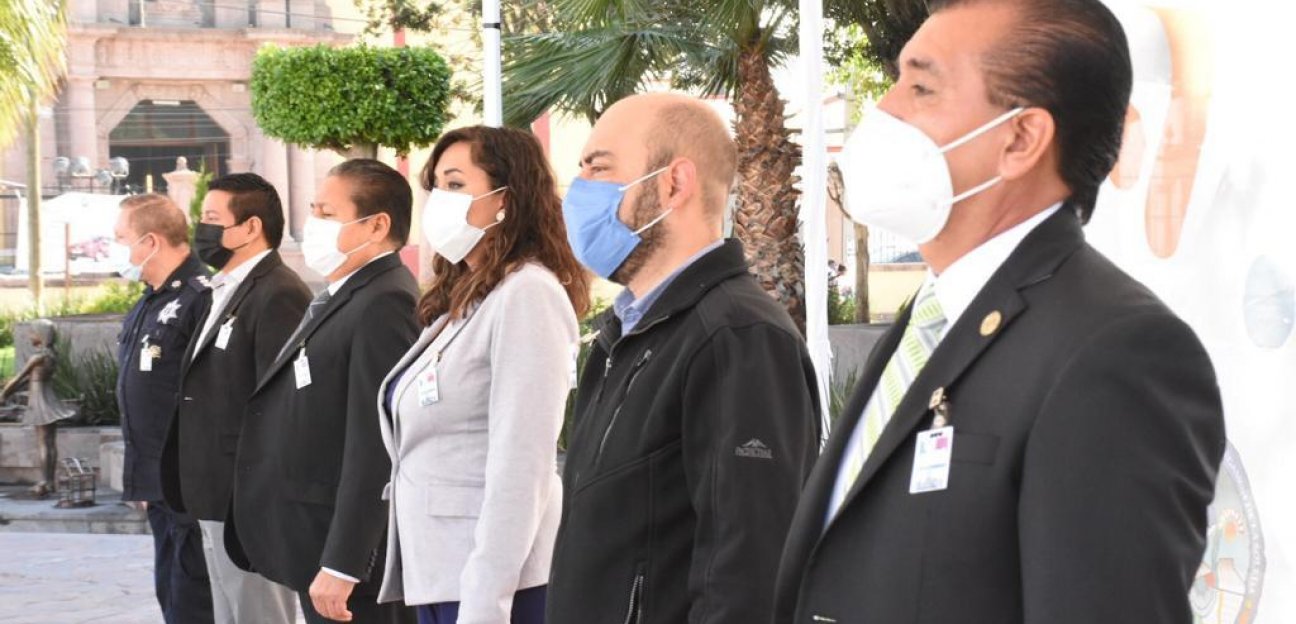 Ayuntamiento de Soledad realiza ceremonia del CX Aniversario de la Revolución Mexicana