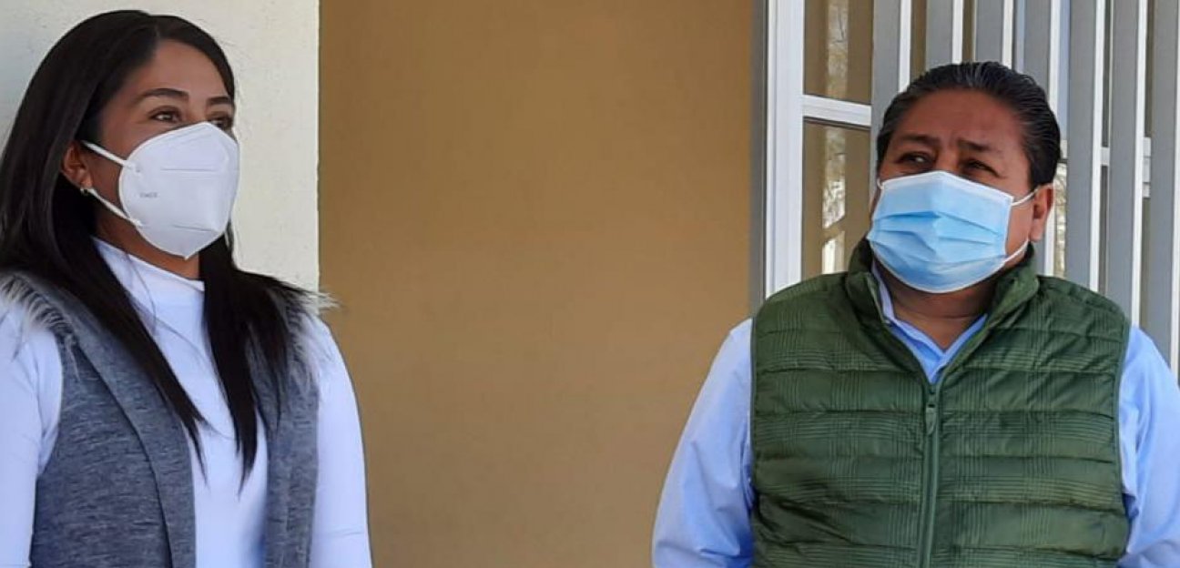 En la víspera del Presidente AMLO a Soledad, Alcalde supervisa Cuartel de la Guardia Nacional