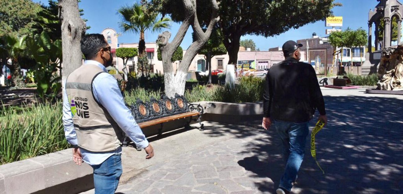 Se mantienen medidas sanitarias en espacios públicos ante Covid-19