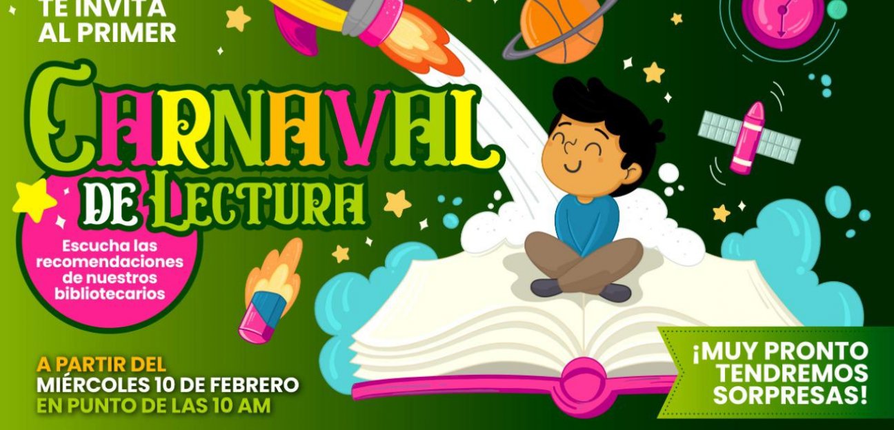 Bibliotecas de Soledad realiza programa virtual Carnaval de Lectura