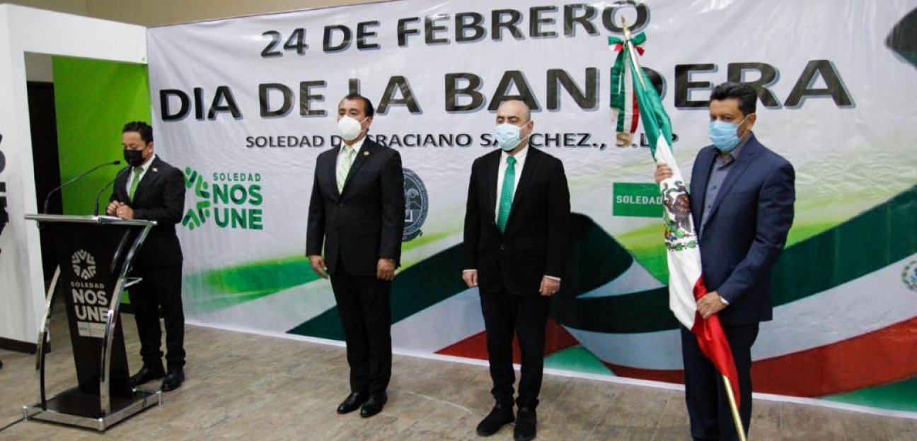En acto cívico virtual, estudiantes de Soledad realizan tradicional Juramento a la Bandera