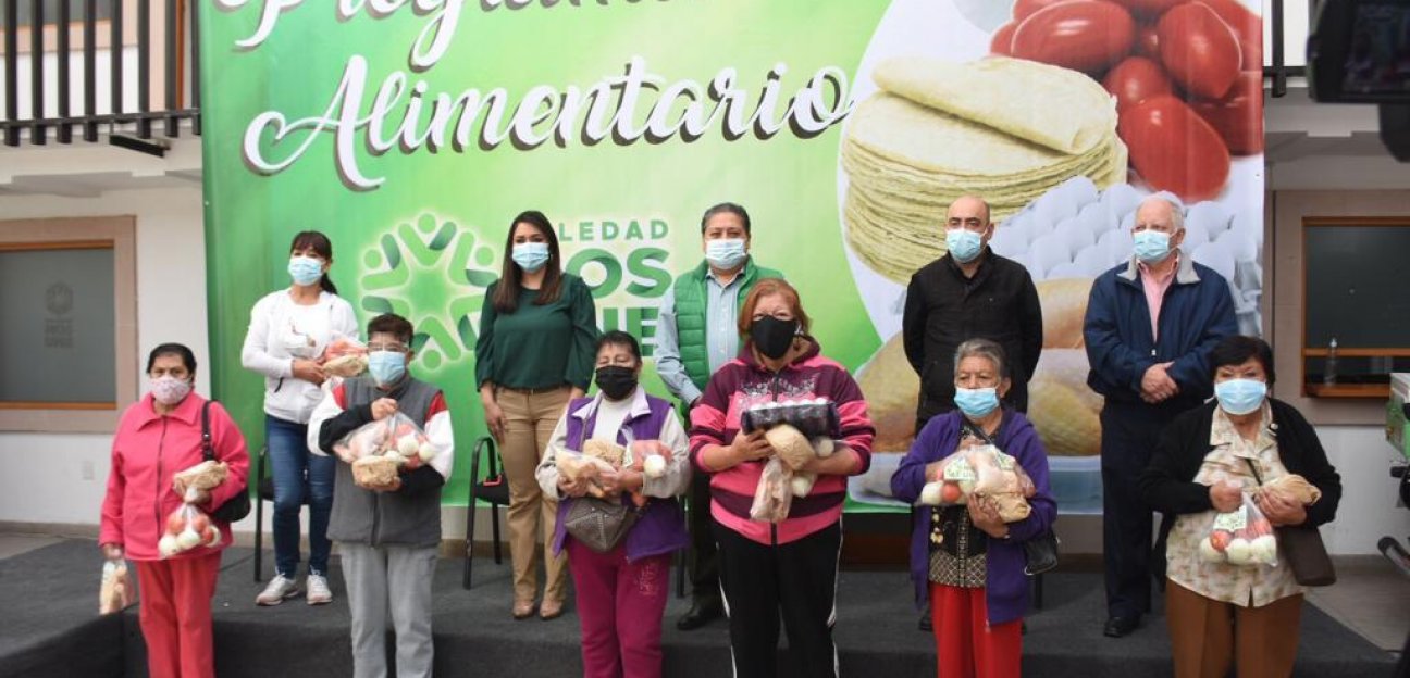 Ayuntamiento de Soledad realiza entrega de apoyo alimentario