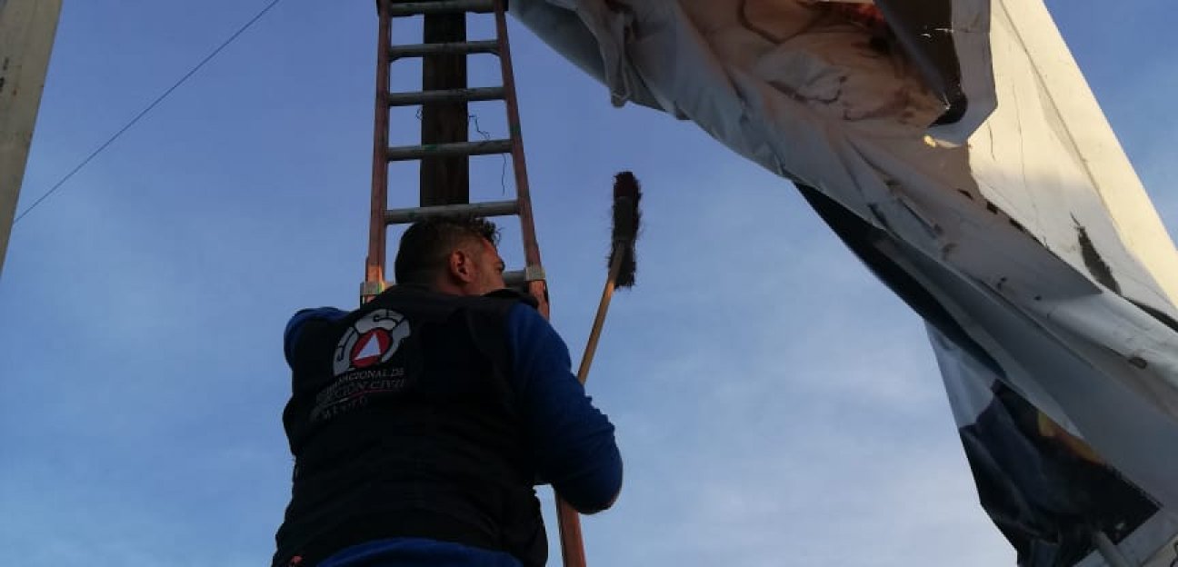 PC pide a la ciudadanía tener precaución ante fuertes vientos por frente frío 44