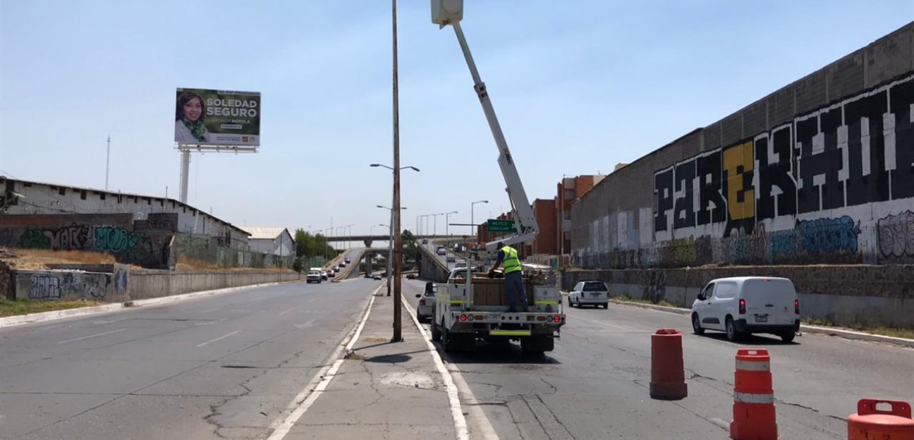 Ayuntamiento de Soledad comienza a iluminar el Bulevar Río Santiago