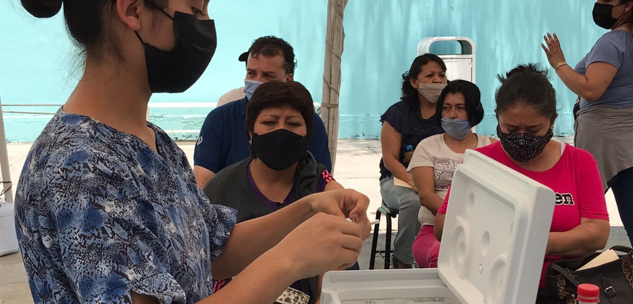 Concluye Jornada de Vacunación para personas de 50 a 59 años de edad en Soledad