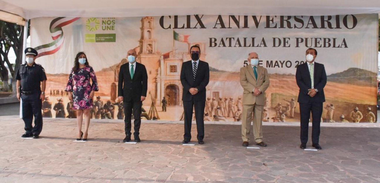 Ayuntamiento de Soledad conmemora el CLIX Aniversario de la Batalla de Puebla
