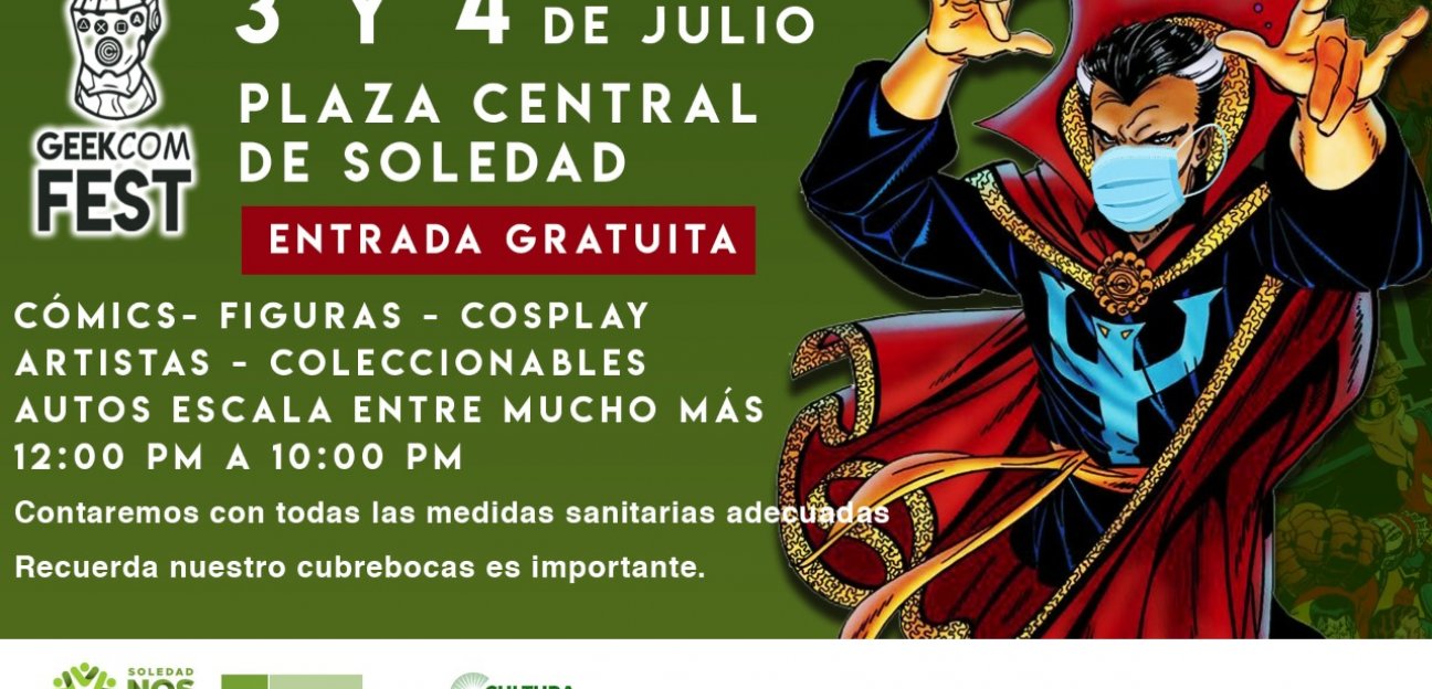 Cultura de Soledad realizará evento Mercadito Geek
