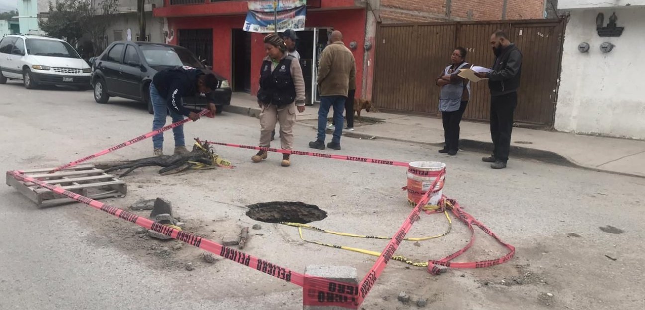 Protección Civil de Soledad se mantiene al pendiente de posibles hundimientos