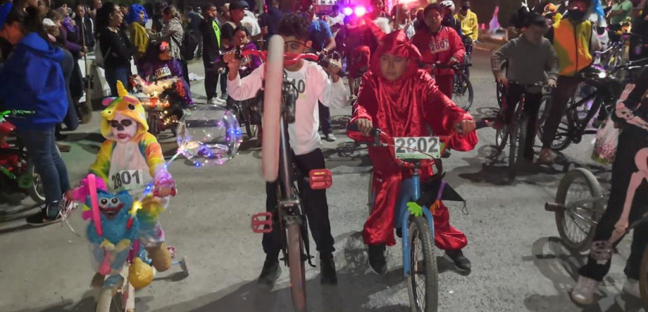 Con éxito se realizó la rodada de Día de Muertos 2022 en Soledad de Graciano Sánchez