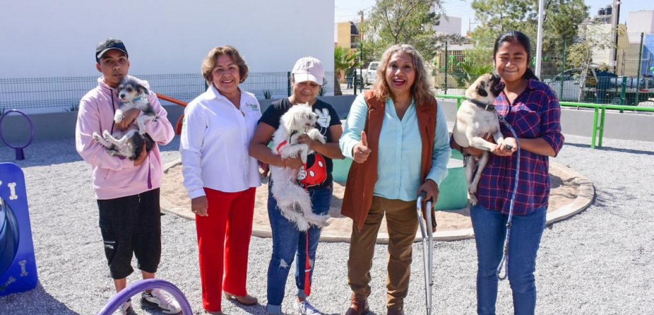Alcaldesa de Soledad inaugura parque urbano multifuncional en Real del Bosque