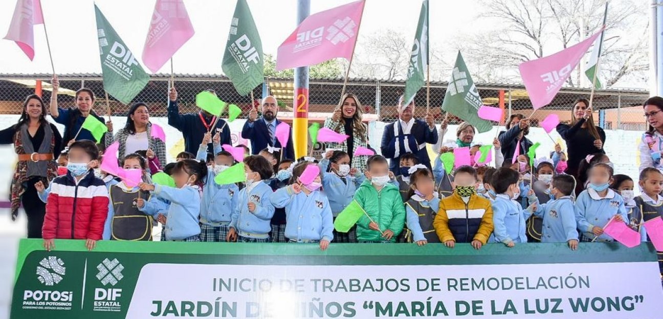 Inicio la remodelación del jardín de niños María de la Luz Wong en Soledad