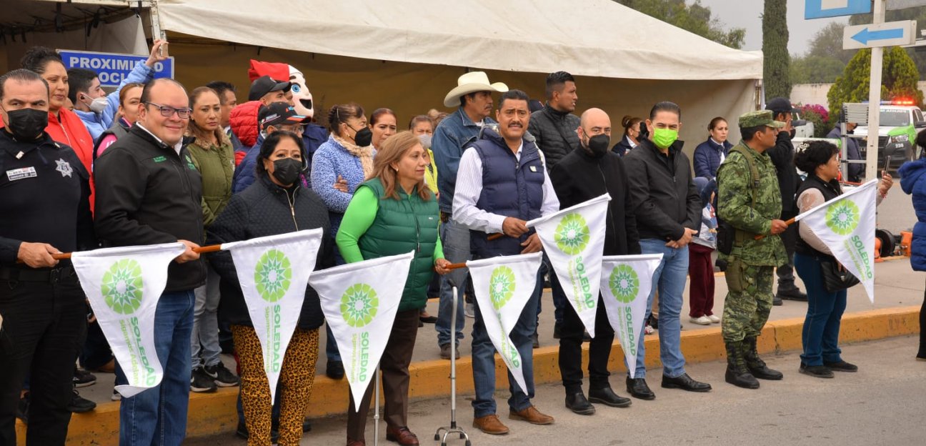 Presidenta municipal de Soledad y la Dirección General de Seguridad Pública arrancaron el programa Bienvenido Paisano 