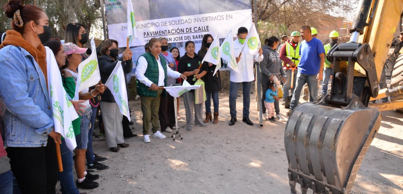 Alcaldesa Leonor Noyola Cervantes mejora vialidades e impulsa la calidad de vida de los soledenses