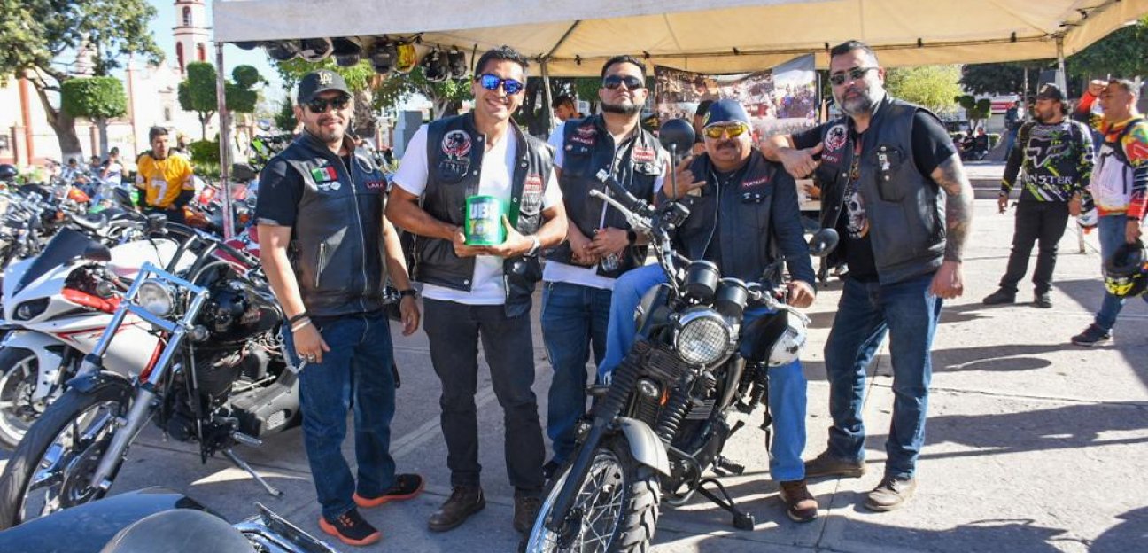 Resultó un éxito la exhibición de motos en la plaza principal de Soledad en beneficio de las Unidades Básicas de Rehabilitación