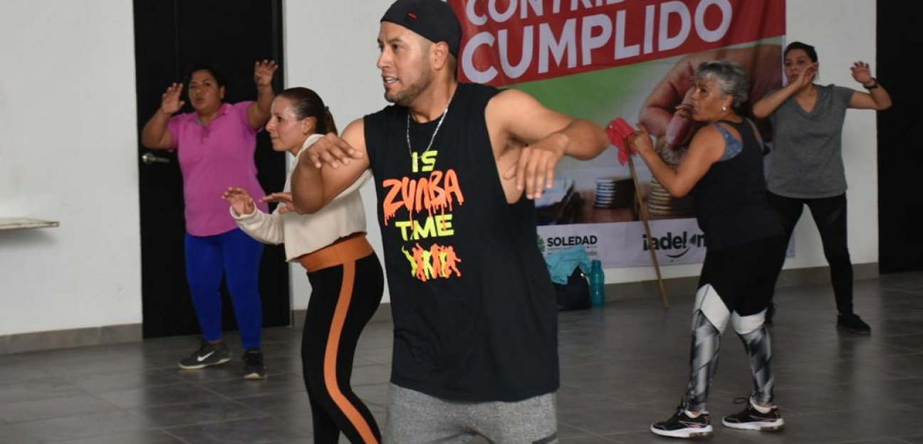 Ayuntamiento de Soledad invita a clases de Zumba en el parque multifuncional Real del Bosque