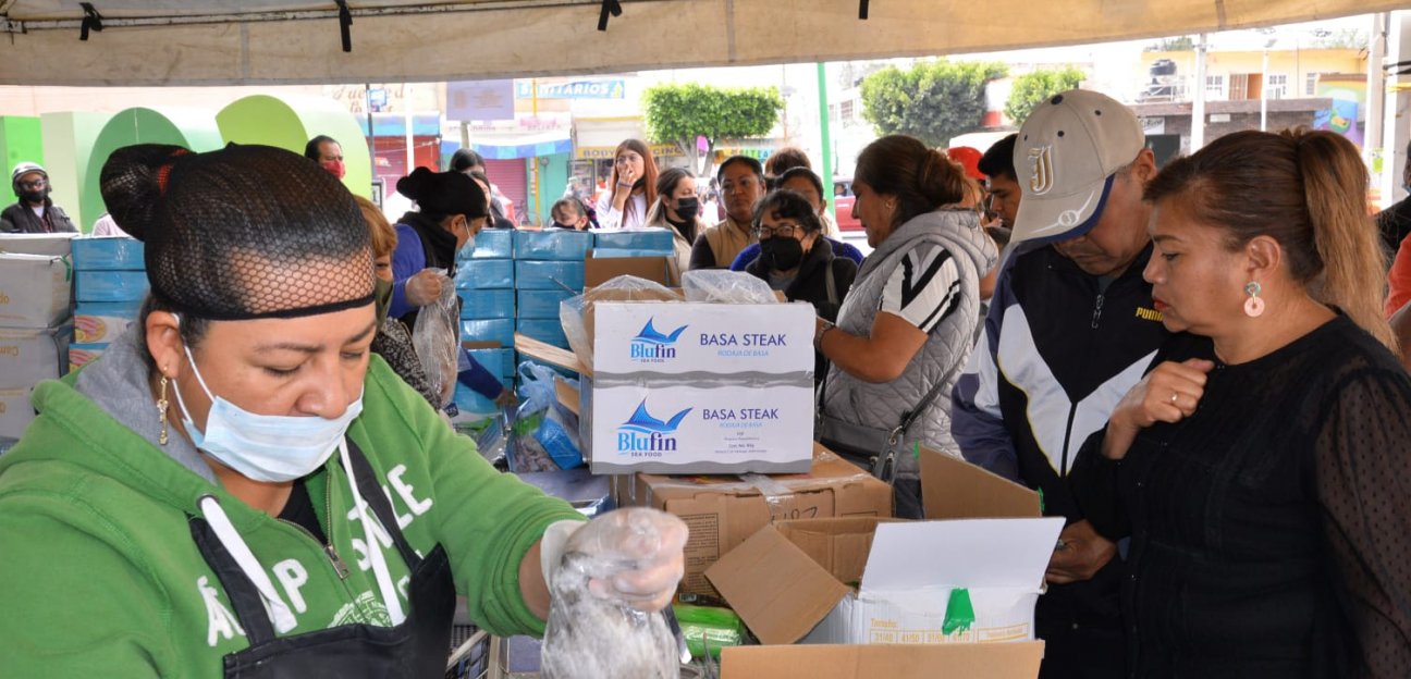 DIF Municipal de Soledad reporta gran aceptación al programa de venta de pescados y mariscos