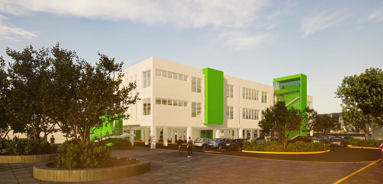 Alcaldesa de la mano del gobernador del Estado, arrancó la obra de construcción de la Unidad Administrativa Municipal