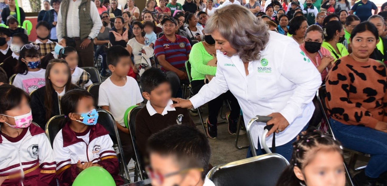 Rubro educativo en Soledad, reafirma su progreso con apoyo del Gobernador: Leonor Noyola