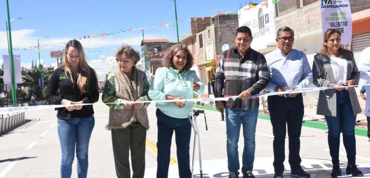 Soledenses resaltan trabajo conjunto en la rehabilitación completa de Av. Valentín Amador