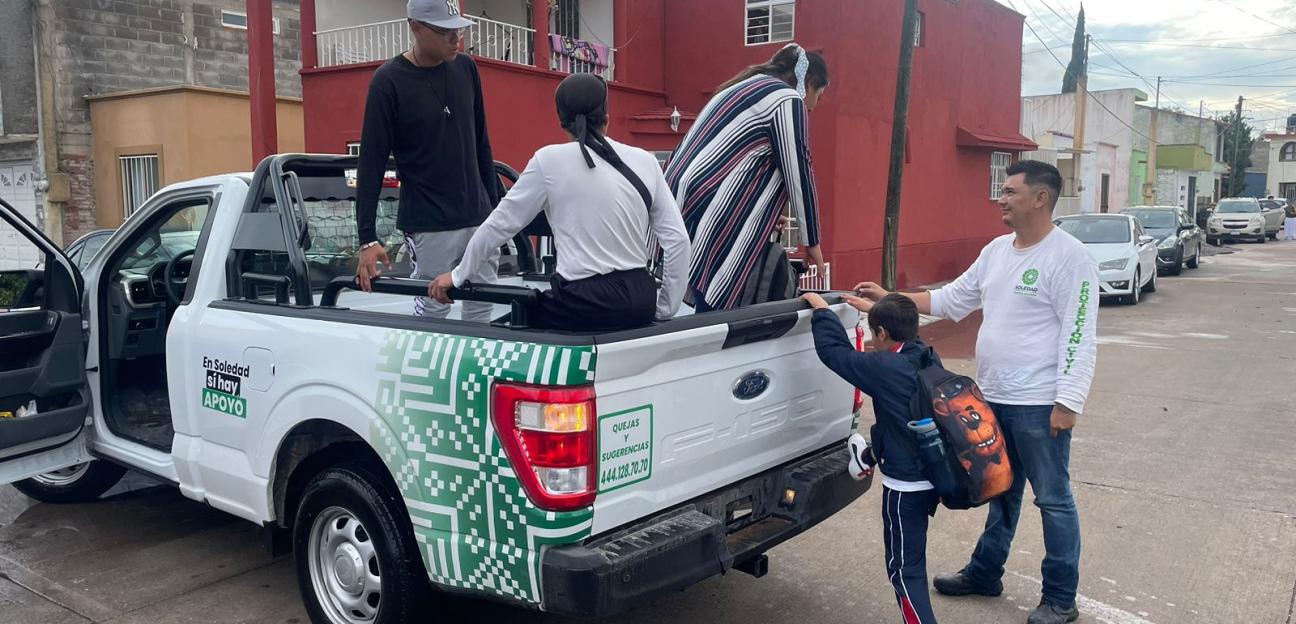 Por lluvias, Protección Civil de Soledad atiende reportes ciudadanos